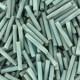 Miyuki twisted bugle Perlen 2x12mm Matted opaque seafoam luster TW2012-2028